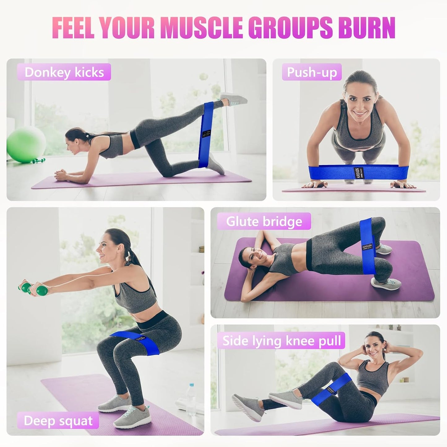 Ultimate Resistance Bands Set for Effective Workouts - 3 Levels of Elastic Stretch Bands for Men & Women, Perfect for Home Fitness, Yoga, and Physical Therapy with Convenient Carry Bag