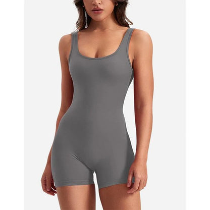 Elevate Your Style with Brillara™️ Women's Tummy Control V Back Scrunch One Piece Jumpsuit