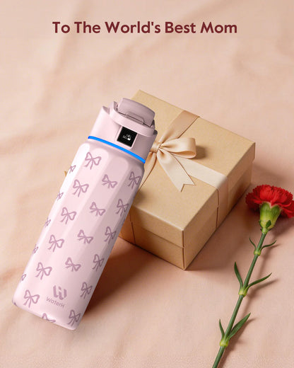 Stay Hydrated in Style: The WaterH Boost Smart Water Bottle - 32 Oz with Hydration Tracking App & Insulation