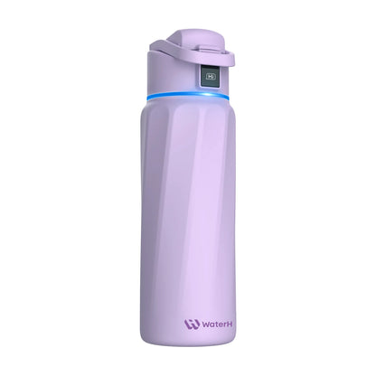 Stay Hydrated in Style: The WaterH Boost Smart Water Bottle - 32 Oz with Hydration Tracking App & Insulation