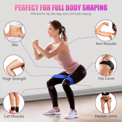 Ultimate Resistance Bands Set for Effective Workouts - 3 Levels of Elastic Stretch Bands for Men & Women, Perfect for Home Fitness, Yoga, and Physical Therapy with Convenient Carry Bag