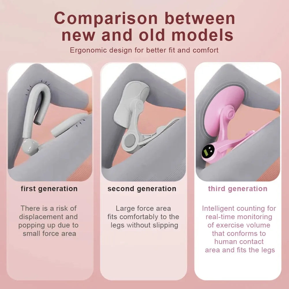Revolutionary Smart Thigh Master | Adjustable Pelvic Floor Exerciser with Auto-Counter | Ultimate Inner Thigh, Kegel, and Full Body Workout Device for Women and Men